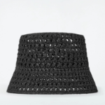 COS Open Weaving Straw Bucket Hat