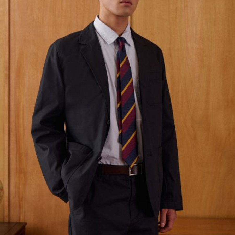 City Workers Cotton Blazer — Black