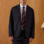 City Workers Cotton Blazer — Black