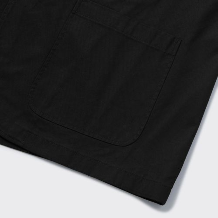 City Workers Cotton Blazer — Black