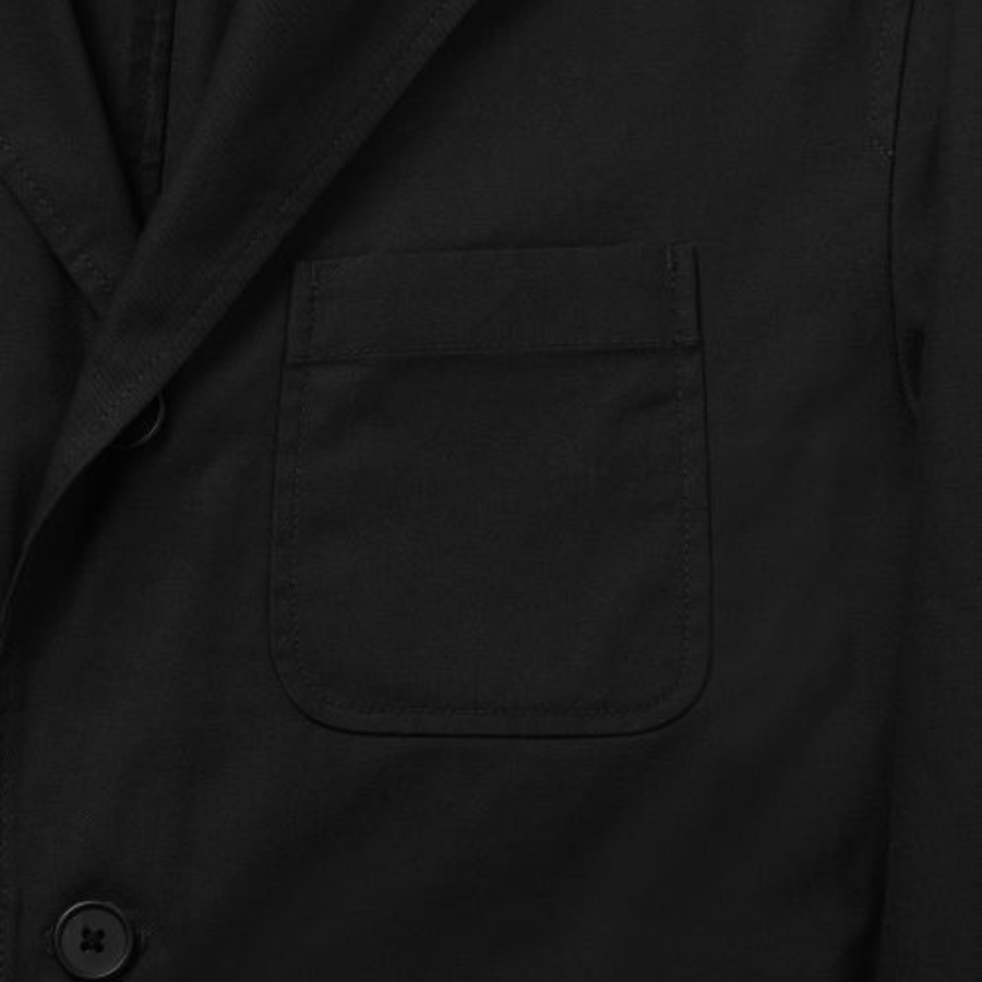 City Workers Cotton Blazer — Black