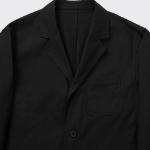 City Workers Cotton Blazer — Black