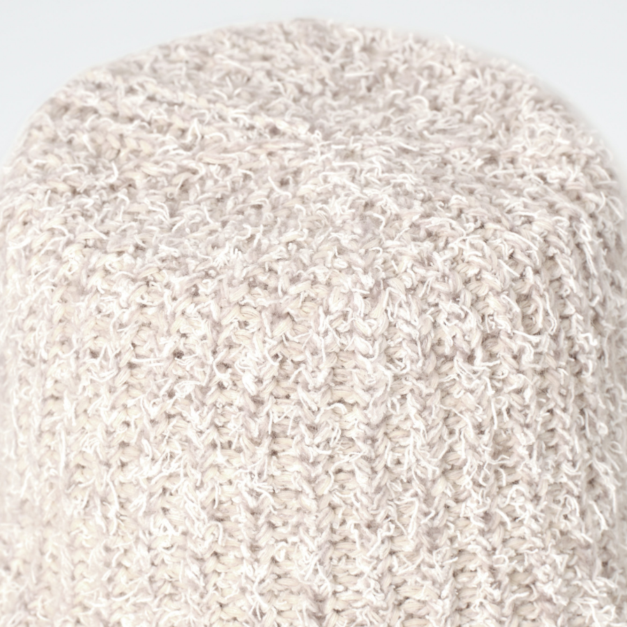 COS Textured Bucket Hat Chalk