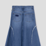 GANNI Heavy Denim Maxi Skirt – Blue