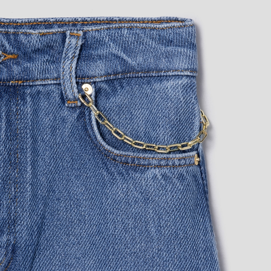 GANNI Heavy Denim Maxi Skirt – Blue