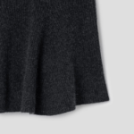 GANNI Cashmere Mix Mini Skirt – Ash