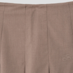 GANNI Drapey Melange Mini Skirt – Beige