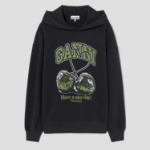 GANNI Isoli Cherries Oversized Hoodie – Phantom