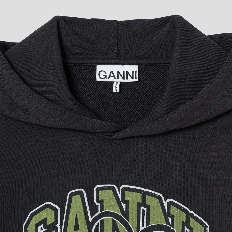 GANNI Isoli Cherries Oversized Hoodie – Phantom