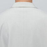 Relaxed Basic Blazer — Dusty Cream