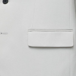 Relaxed Basic Blazer — Dusty Cream