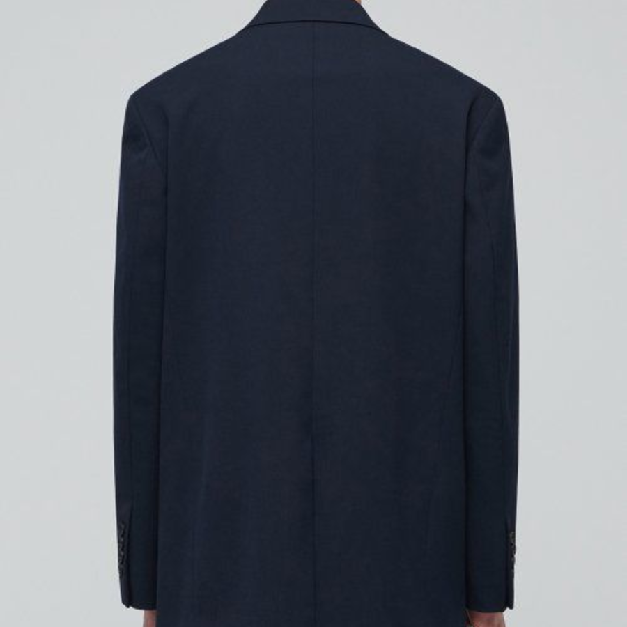 Oversized Blazer — Navy