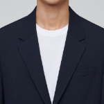 Oversized Blazer — Navy