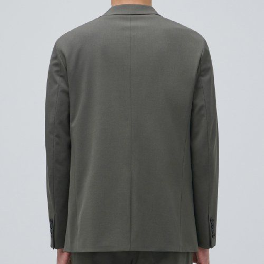 Lightweight Basic Blazer — Dusty Khaki