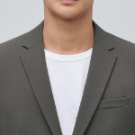 Lightweight Basic Blazer — Dusty Khaki