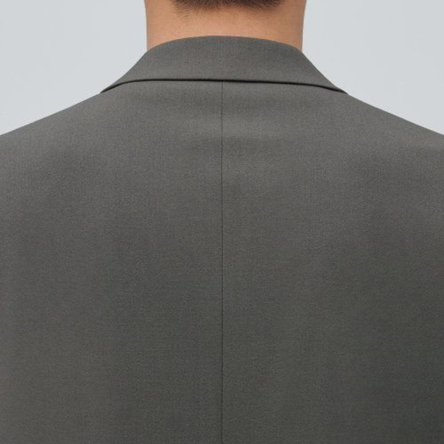 Lightweight Basic Blazer — Dusty Khaki