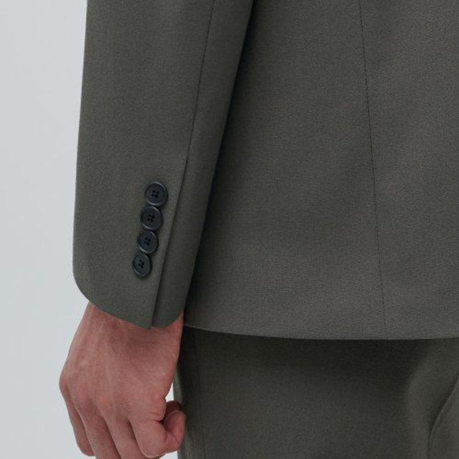 Lightweight Basic Blazer — Dusty Khaki