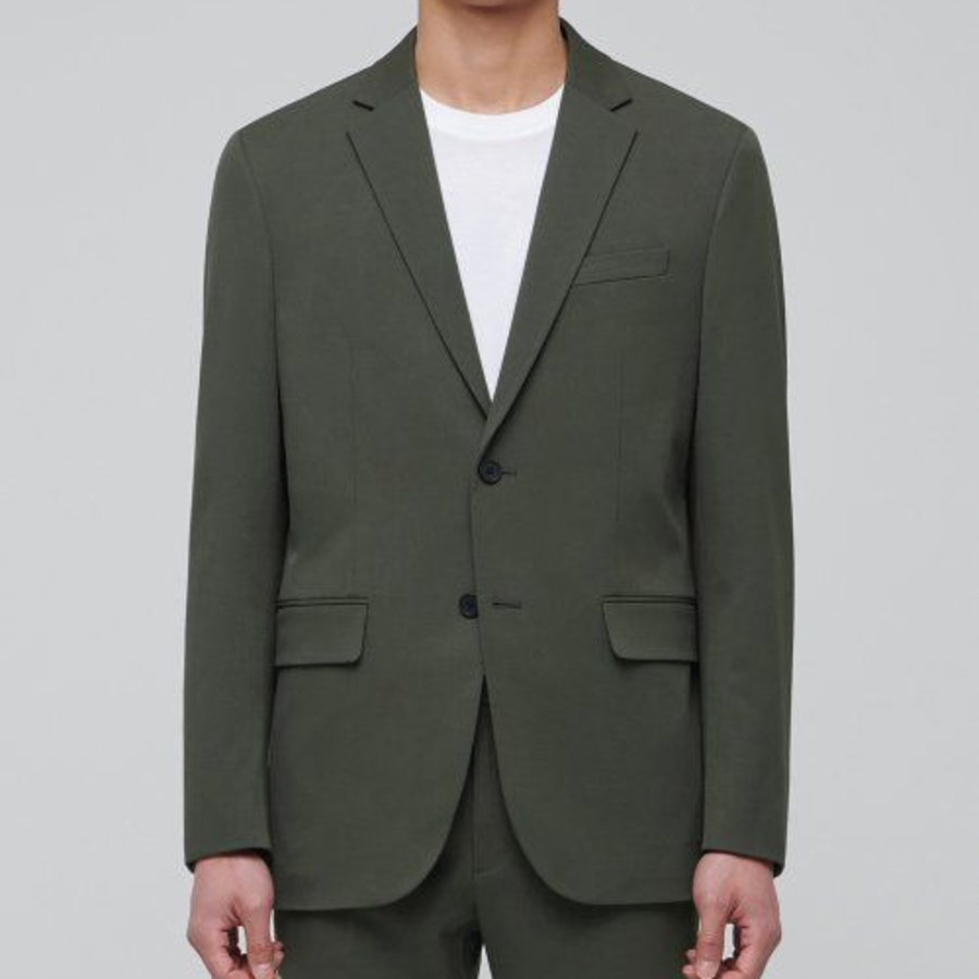 Basic Blazer — Dusty Khaki