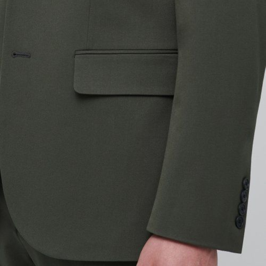 Basic Blazer — Dusty Khaki