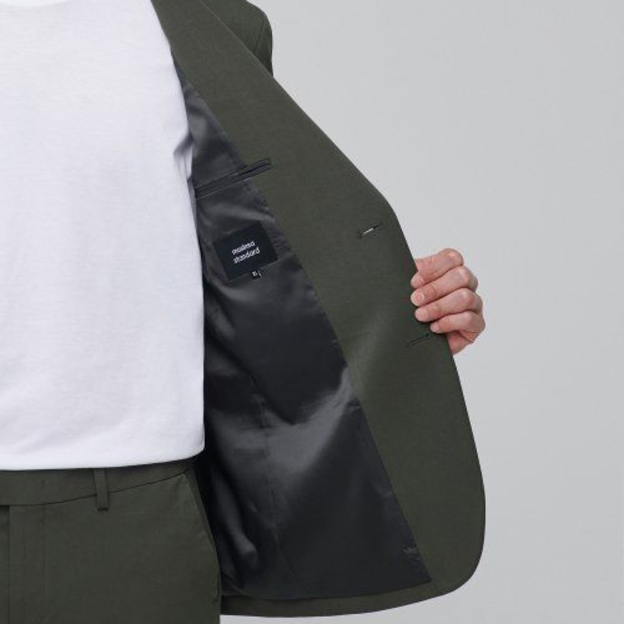 Basic Blazer — Dusty Khaki