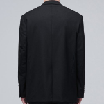 Relaxed Basic Wool Blazer — Black