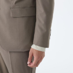 Basic Wool Blazer — Dusty Beige