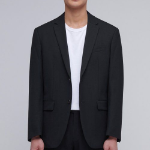 Basic Wool Blazer — Black