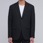 Basic Wool Blazer — Black