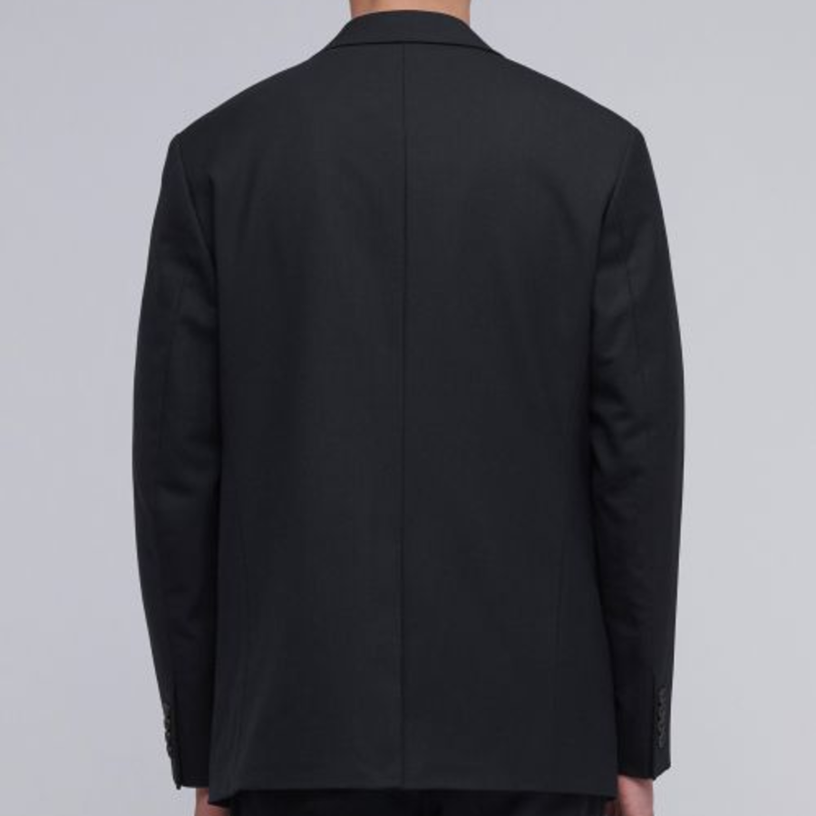 Basic Wool Blazer — Black