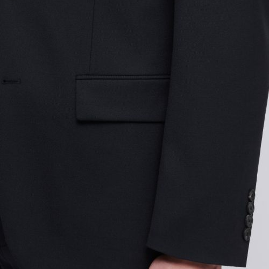 Basic Wool Blazer — Black