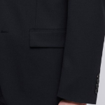 Basic Wool Blazer — Black