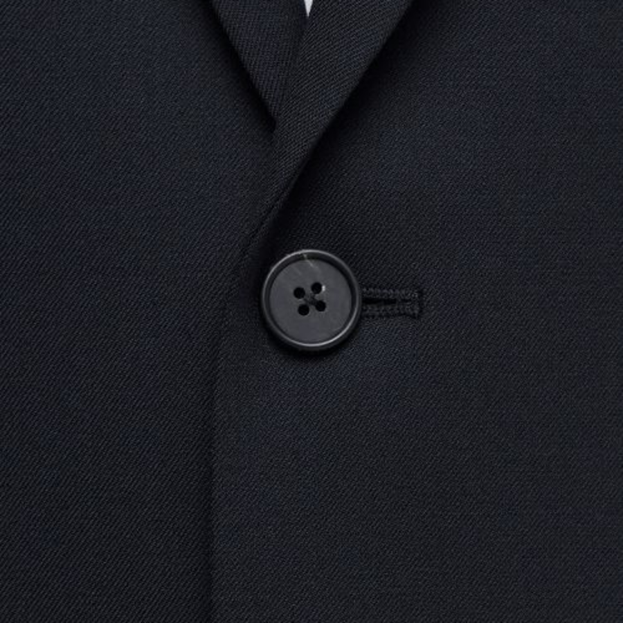 Basic Wool Blazer — Black