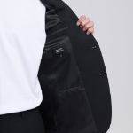 Basic Wool Blazer — Black