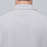 Relaxed Basic Blazer — Light Grey