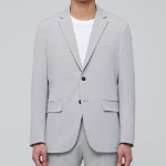 Basic Blazer — Light Grey