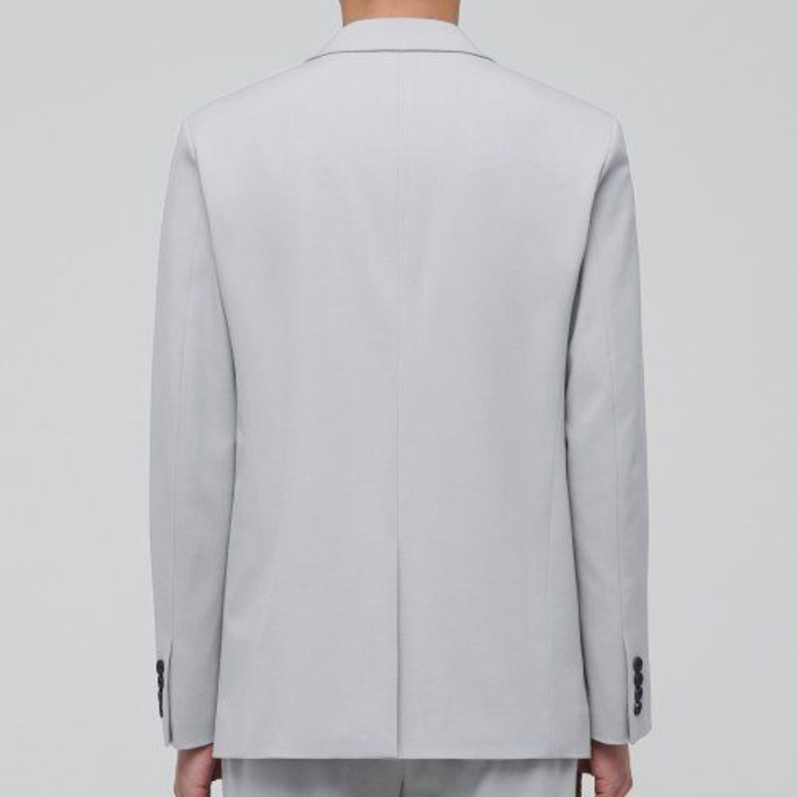 Basic Blazer — Light Grey