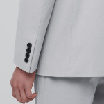 Basic Blazer — Light Grey