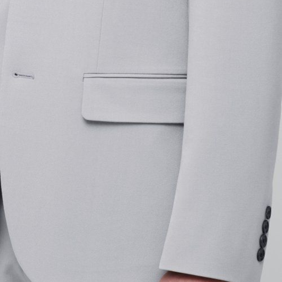 Basic Blazer — Light Grey