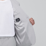 Basic Blazer — Light Grey