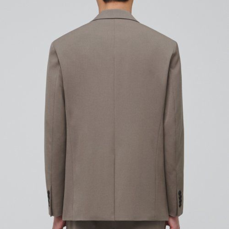 Basic Blazer — Dusty Beige