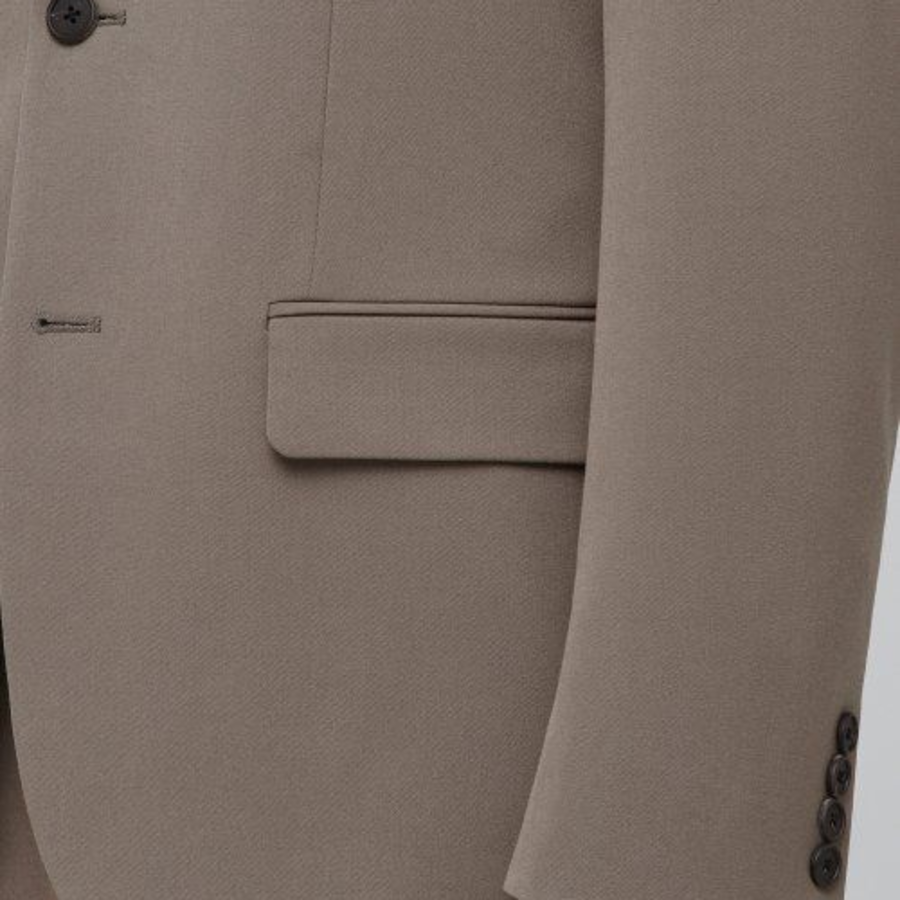 Basic Blazer — Dusty Beige