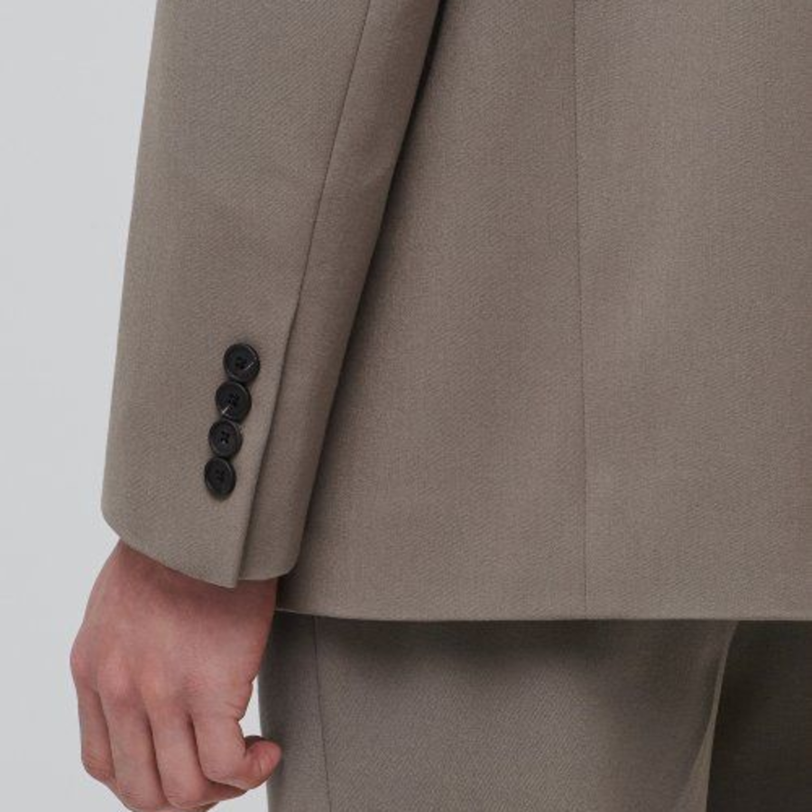 Basic Blazer — Dusty Beige