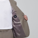 Basic Blazer — Dusty Beige