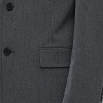 Oversized Blazer — Medium Gray