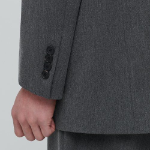 Oversized Blazer — Medium Gray