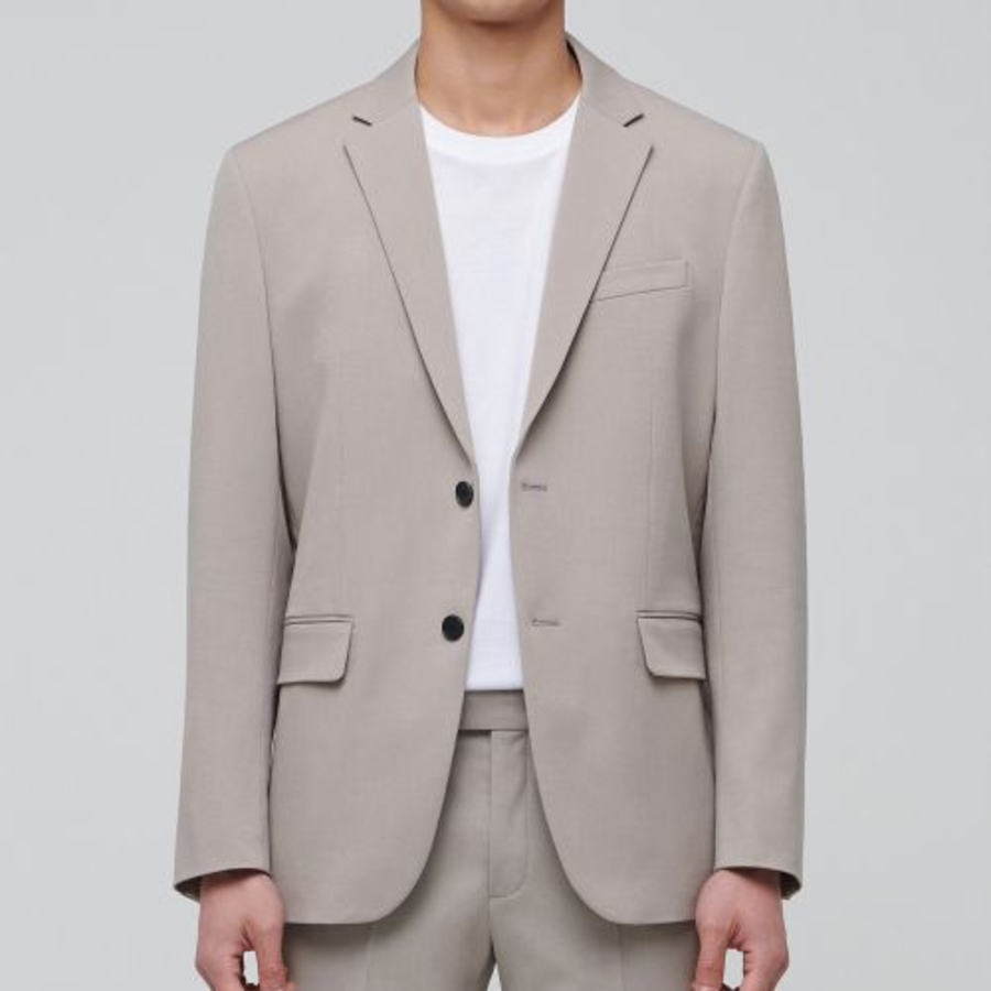 Basic Blazer — Light Beige