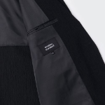 Crinkle Relaxed Blazer — Black