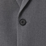 Relaxed Basic Blazer — Grey