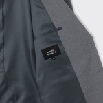 Relaxed Basic Blazer — Grey