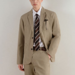 City Workers Cotton Blazer — Beige